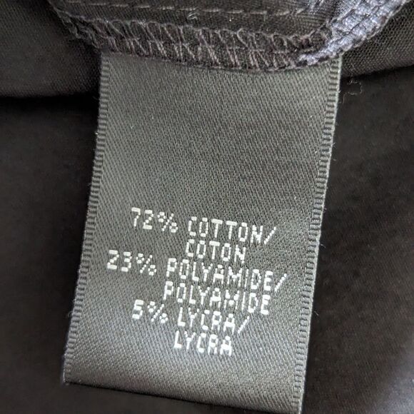 Lafayette 148 Midi Shirt Dress Button Front sz 8 in Black - Picture 11 of 15